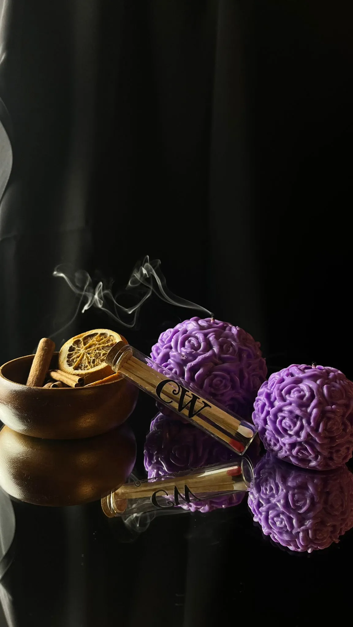 ÇİÇEK MUM