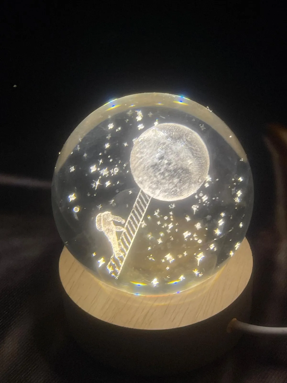 Astronot Tasarımlı Işıklı Küre
