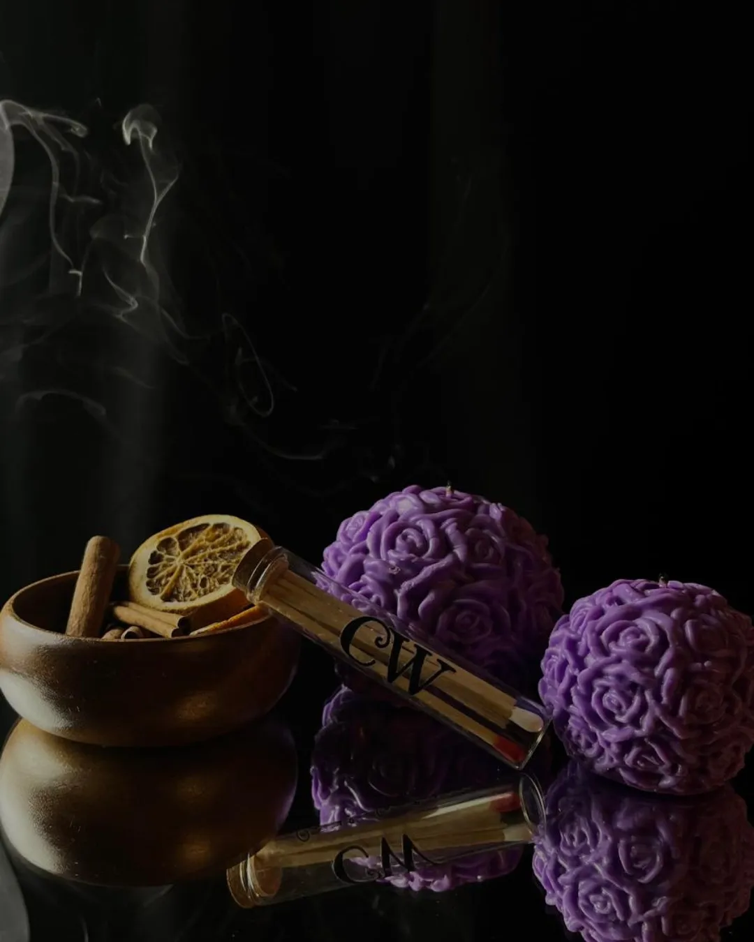 ÇİÇEK MUM